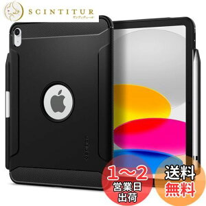yzSpigen iPad 10 P[X (2022) Ή 10.9C` yV Jo[ ČRMILKi擾 ϏՌ X 菝 h~ TPU wh~ ~ MbhEA[}[ ACS05552 (ubN)