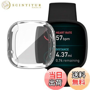 yzFitbit Versa 3 P[X Fitbit Sense \tgP[XyELMKzSʕی ϏՌ ߗ _炩 EȒP TPU EIb` یP[X ^ Jo[ tBbgrbg Versa3 / Sense op[ Ή