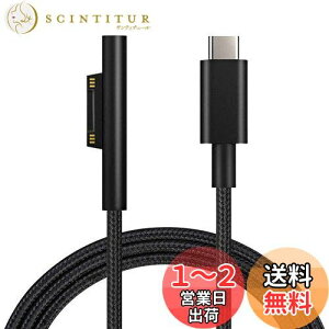 yzSurface PD }[dP[u(1.5m) iC҂ IX 45w15vȏPD[d킪KvłBTYPE-C/USB-C Surface Connect to USB-C 15VPD[dɑΉ Surface Pro 7 / Pro 6 / Pro 5 / Pro 4 / Pro 3 / Surface Go/Surface 