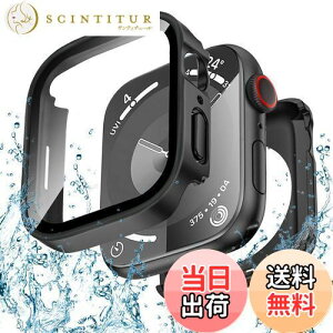 yzy tJo[ 2in1ی݌vzPOLINK Ή AbvEHb` Jo[ Series 10/9/8/7/SE/6/5/4 45mm PCf KX Ή Apple Watch Jo[h ̌^ VfUC 3DpGbW^ 