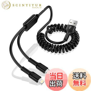 yzRC 2in1 [dP[u J[R[h iPhone [dP[u &USB-C P[u MFIF iPhonep+Androidp 2䓯[dR[h Lk 2A }[d ԗp CgjOP[u GAEF ACtH