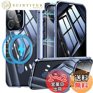 yziPhone 15 Pro Max p P[X  MagSafeΉ `h~ ACtH15v}bNX KXP[X ̂ 360°Sʕی Uovon X}zP[X ق 15promax tJo[ @\̃X