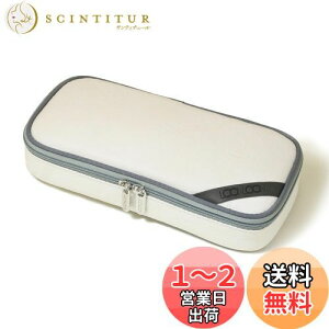 【送料無料】LOONLOON 665 ペーパー ペンケース ホワイト 大容量 おしゃれ 二階建て 多機能