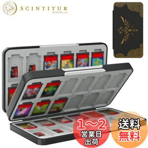 yzSwitch \tgP[X \tg48/MicroSDJ[h24Ɏ[ ATiC J[h[P[X Switch/Switch Lite/ SwitchL@ELfΉ Q[J[h[{bNX J[h܂Ƃߎ[ ϏՌ y 