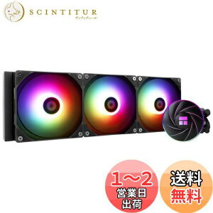 yzTHERMALRIGHT AQUA ELITE 360 BLACK ARGB CPUtN[[ACPUpTCY360A120mm PWMt@AS-FDBxAOAAMD/AM4/AM5AINTEL LGA1150/1151/1155/1156/1200/2011/ 1700ΉARGBI[CN[