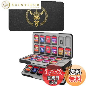 yzSwitch \tgP[X ATiC J[h[P[X Micro SD48/\tg48Ɏ[ Switch/Switch Lite/ SwitchL@ELfΉ Q[J[h[{bNX J[h܂Ƃߎ[ ϏՌ y ho 