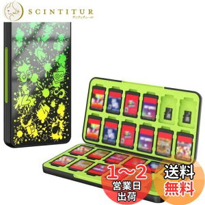 yzSwitch \tgP[X ATiC J[h[P[X Micro SD24/\tg24Ɏ[ Switch/Switch Lite/ SwitchL@ELfΉ Q[J[h[{bNX J[h܂Ƃߎ[ ϏՌ y ho 