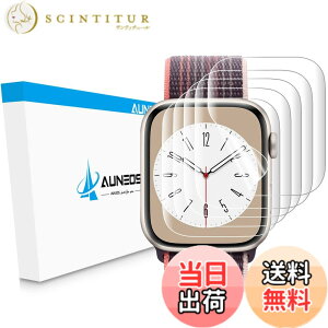 �y���������zAUNEOS Apple Watch 41mm�E40mm �t�B���� Series 9�E8�E7�E6�E5�E4�Ese �Ή� �A�b�v���E�H�b�` �t���ی� �t�B���� 41mm�E40mm �K�p TPU�� �L�Y�C���@�\ �������h�~ �P�[�X�Ɋ����� �����ߗ� �C