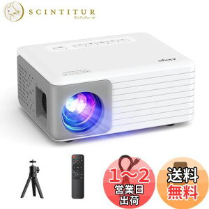 yzAKIYO ^ vWFN^[ ƒp 6500LM 1080PtHDPx z[VA^[ HiFiXs[J[ 25% Y[@\ ±20°`␳ HDMI/USB/TF/AV/X}z/p\R/^ubg/PS4/PS5Q[@