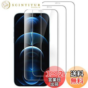 yzJEDirect iPhone12ProMax (12 Pro Max 6.7C`p) SʕیtB 9HKXtB P[XɊȂ HDNA 3Zbg