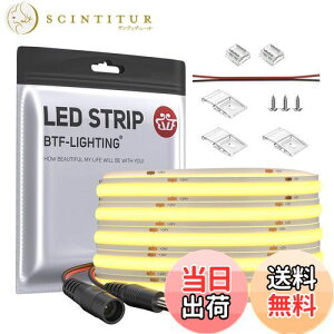 yzBTF-LIGHTING FCOB COB LEDe[vCg x tLVu LEDe[vCg 5M 528LEDs/m 2640LEDs/5m dF 3000K 10mm XgbvCg DC24V 14W/m \ ό`\ ؒf\ Q Lb`