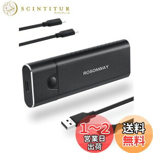 yzROSONWAY M.2 SSD P[X NVMeSATAΉ RTL9210B\`bv USB 3.1 Gen2 10Gbps 2242/2260/2280Ή A~M OtP[X UASP&TrimT|[g X[v@\t Hsv(RSH-329)