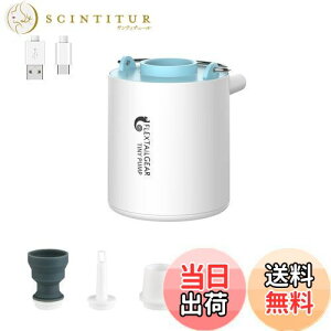 yzFLEXTAILGEAR TINY PUMP gюGA[|v 1300mAh dr 13.5bg USB[d Ōyʃ|v 3.5Kpa C C v[puC  ^܂ȂǑΉ (u[)