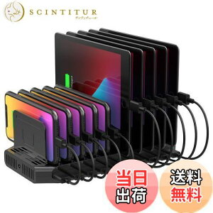 yzUnitek 2024d USB[dXe[V 10|[g [dX^h ő12A 60W PSEF؍ 10䓯[d 1.5A/2.4A Ή Android/iPhone/iPad/kindle/^ubg/PSP d؂ Ԋu\ 