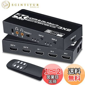 yzELEVIEW HDMI }gbNX ؑ֊ ZN^[ 32o 4K@60Hz HDRΉb (fW^E3.5mmXeIo) HDMI2.0b/HDCP2.2 z XCb`[ PS4 /PS5 /Nintendo Swich/Fire TV Sti