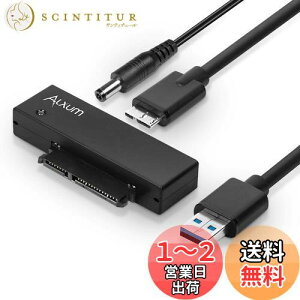 yzAlxum SATA USB ϊ USB3.0 SATA ϊA_v^[ 2.5/3.5C`HDD/SSD SATAI/II/III whCuɑΉ 12V 2AdA_v^t ő5Gbps ] UASPΉ ő18TB