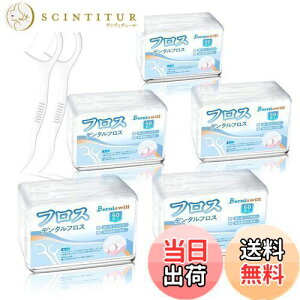 【送料無料】フロス & スティック 極細 糸 デンタルフロス 大容量 歯間糸 しかんフロス 強い 細い 入りやすい狭い歯間 歯糸 切れないフロス 初心者用 携帯用 (50本入×5箱 / ホワイト)