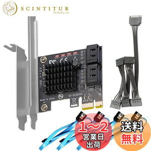 yzGLOTRENDS SA3034A 4|[gPCIe SATA3.0gJ[hAOSu[gT|[gASATAP[u1:5 SATAXvb^dP[u܂ށAWindows,Linux,Mac OS,NASƌ݊