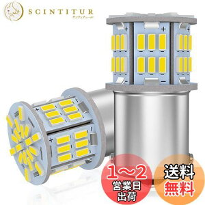 yz12V-24Vԗp S25 VO obNv BA15S P21W G18 LEDou LEDCg LEDv54A3014SMD ėp ϊ Px zCg 6000-6500K (2Zbg)