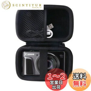 yzCanon PowerShot G7X / SX620HS/SX720HS/SX730HS/SX740HS/G9 XfW^Jp[P[X-WERJIA (storage case-Black)