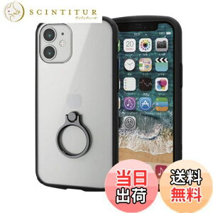 yzGR iPhone 12 mini P[X nCubh ϏՌ TOUGHSLIM LITE t[J[ Ot ubN PM-A20ATSLFCRBK