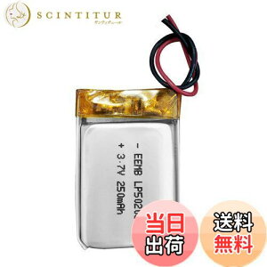 �y���������z1 X EEMB 3.7v �[�d�� ���`�E���C�I���d�r ���`�E���|���}�[�d�r �[�d�r �p�` 502030 250mAh �񎟓d�r UL�K���i Bluetooth�w�b�h�Z�b�g�p