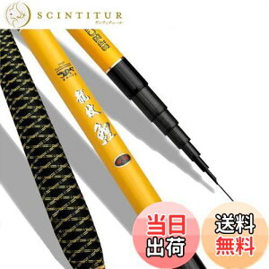 【送料無料】Wellve 渓流竿 全長 5.4m 540 cm ワカサギ釣り 釣り竿 超硬 振出 仕舞寸法約73cm 渓流釣り カーボンロッド 先調子 穂先リリアン ヤマメ/アマゴ/イワナ/ニジマス/ハヤ/メバル等に 初心者