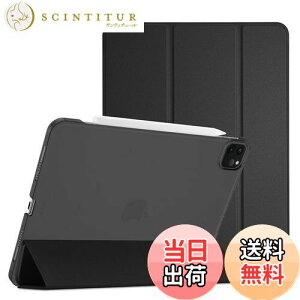 yzProCase iPad Pro 12.9 P[X 6/5/4/3ɓKpi2022 2021 2020 2018j X O܂ X^h X}[gJo[ Pencil̃yAOƏ[dɑΉ - ubN