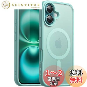 yzJETech iPhone 16 Plus 6.7C`p }Olbg P[X MagSafeɑΉ ̃}bgw ^ ϏՌ Jo[ (eB[u[)