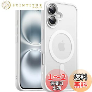 yzJETech iPhone 16 6.1C`p }Olbg P[X MagSafeɑΉ ̃}bgw ^ ϏՌ Jo[ (zCg)