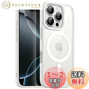 yzJETech iPhone 16 Pro 6.3C`p }Olbg P[X MagSafeɑΉ Ռz op[Jo[ \bhJ[}bgTPUt[ h~ NAobN (zCg)