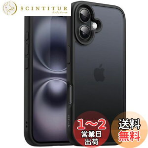 yzJETech iPhone 16 Plus 6.7C`p }bgP[X ϏՌ~^[O[h̗ی ̔w X}zJo[ wh~ (ubN)