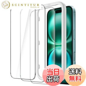 yzJETech iPhone 16 6.1C`p tیtB KX KChgt P[XɊȂ HDNA 3Zbg