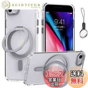 yziPhoneSE3/SE2/SE/8/7 p P[X MagsafeΉy360°]\ MagsafeOX^h z_[ ̌^EXgbv1tzACtHSE 3/2 iPhone 8Jo[X^h@\ cΉ H