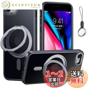 yziPhoneSE3/SE2/SE/8/7 p P[X MagsafeΉy360°]\ MagsafeOX^h z_[ ̌^EXgbv1tzACtHSE 3/2 iPhone 8Jo[X^h@\ cΉ H