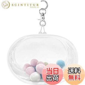 yzYUYAKESHIP[X ɃobN ho ʂ|[` Oo obO ȉ~` PVC l` ʂݗp NA JoɂЂ [ L[z_[tizCgE15.5cmj