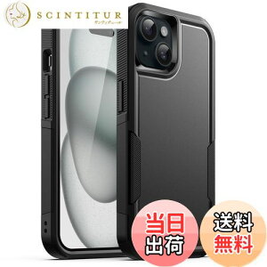 yzJETech iPhone 15 6.1C`p P[X ϋv ȓdی ϏՌ ^tJo[ }bgobNt (ubN)