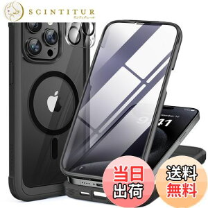 yzMiracase iPhone15pro p P[X MagSafeΉ 9H KX 360°ی X}zP[X iPhone15pro p Jo[ Sgop[یP[X 6.1C` tJo[ CX[dΉ }OZ[tΉ 