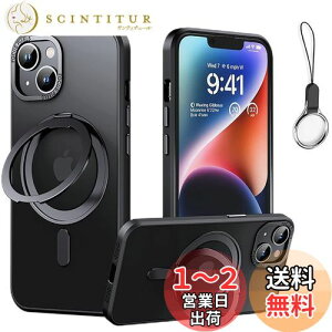 yziPhone 12 / 12 Pro p P[X MagsafeΉy360°]\ MagsafeOX^h z_[ ̌^EXgbv1tzACtH12Jo[X^h@\ cΉ HILEGENER X}zP[