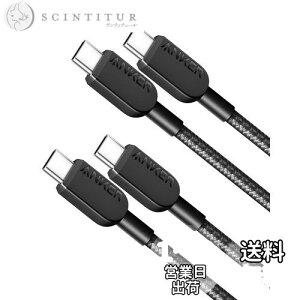 yzy2{ZbgzAnker 310 ϋviC USB-C & USB-CP[u 60W USB PDΉ iPhone 16 / 15 MacBook Pro iPad Pro iPad Air Galaxy Pixel LG Ή (0.9m ubN)