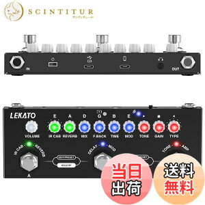 �y���������zLEKATO �M�^�[�}���`�G�t�F�N�g�y�_�� IR���[�f�B���O�t�� 9��AMP���[�h �f�B���C���o�[�u CHORUS�G�t�F�N�g�y�_�� �G���N�g���b�N�M�^�[�x�[�X�p �����o�b�e���[