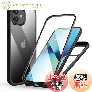 yzMQman iPhone12mini P[X OʃKX+wʃKX 360°Sʕی 100ʃ^b`x ϏՌ KX tg+obNv[g y CX[dΉ O  Jo[ (iphone12mi