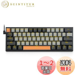 yzefJjJL[{[h61L[ Ԏ̗p̃Q[~OL[{[h FLEDobNCgt 60^RpNgL[{[h USBLpz Windows/MacɑΉQ[pL[{