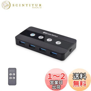 yzCable Matters USBؑ֊ 4|[g USB 3.0 4PCp 44o 5Gbps USB ؂ւ usb XCb` 蓮ؑ֊ R USB-A USB-CϊA_v^t