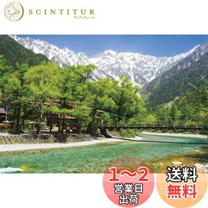 【送料無料】やのまん(Yanoman) 【日本製】1000ピース ジグソーパズル 日本の風景 流麗なせせらぎ-上高地河童橋‐(長野) (50x75cm) 10-1363 ピース請求ハガキ のり付き へら付き サービスカード付 ジ