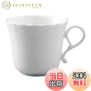 【送料無料】NARUMI(ナルミ) カップ ソーサー シルキーホワイト 290cc モーニングカップ 電子レンジあたため 食洗機対応 9968-2290P