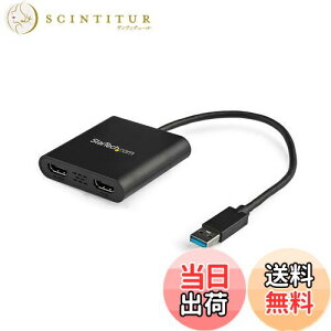 yzStarTech.com USB 3.0 - HDMIϊA_v^[/2/4K30Hz+1080p/Windowŝ macOS ChromeOS LinuxΉ USB32HD2
