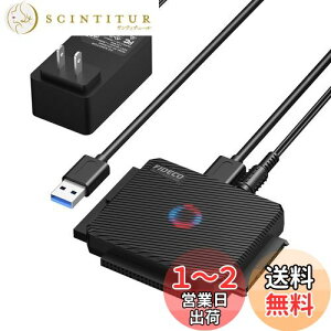 yzFIDECO SATA/IDE ϊA_v^ Ή 2.5/3.5C`HDD/SSD whCuΉ n[hfBXNϊA_v^[ USB3.0 n[hfBXN 5Gbps` ő16TB dA_v^t