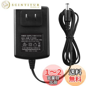 yzSecurity-01 PSE擾 AC to DC 12V 3A A_v^[ ėpACA_v^[ őo36W XCb`O [d dA_v^[ Oa 5.5mm/a 2.1mm LED e[vCg rfI J Be ĎJ