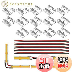 yzBTF-LIGHTING 2PIN RlN^[ FCOB COB 10mm RlN^[ 14ȃRlN^[ 15cm 20AWGR[hP[u FCOB FOB LEDe[vCgp̓ȃ~hJo[RlN^[ csv e[